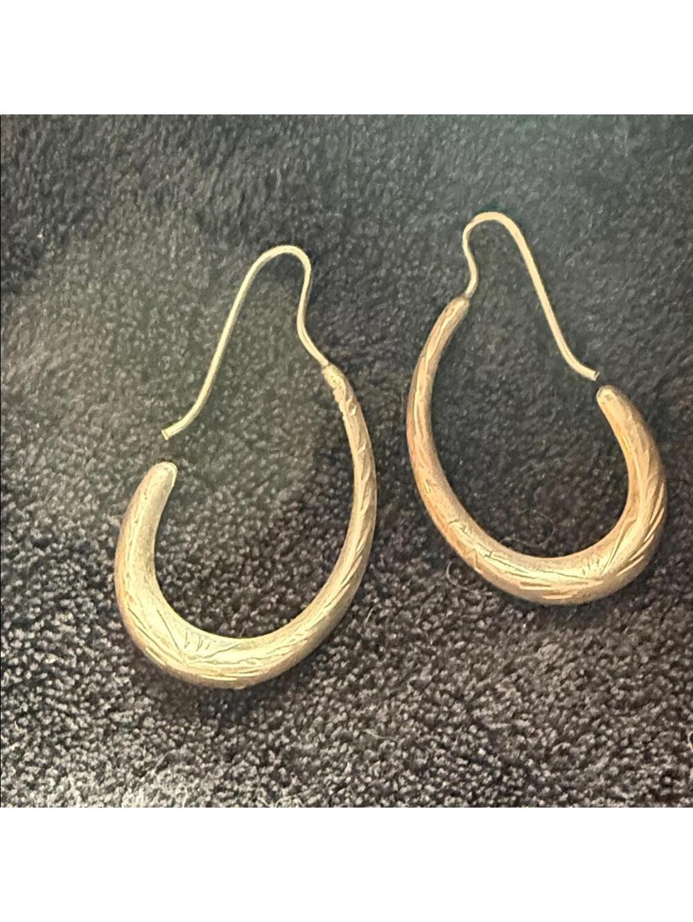 Vintage Sterling Silver Hoops